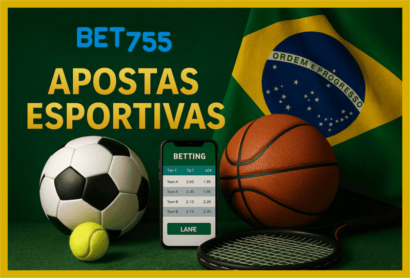 Aposte em apostas esportivas no cassino online BET755