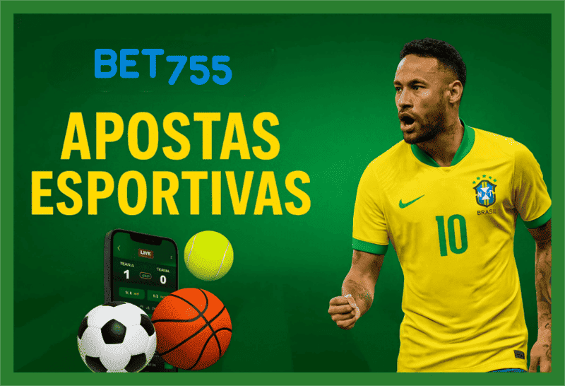 Apostas esportivas no cassino online BET755