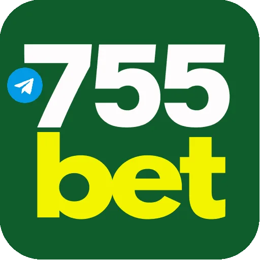 Imagem promovendo o canal oficial da bet755 no Telegram